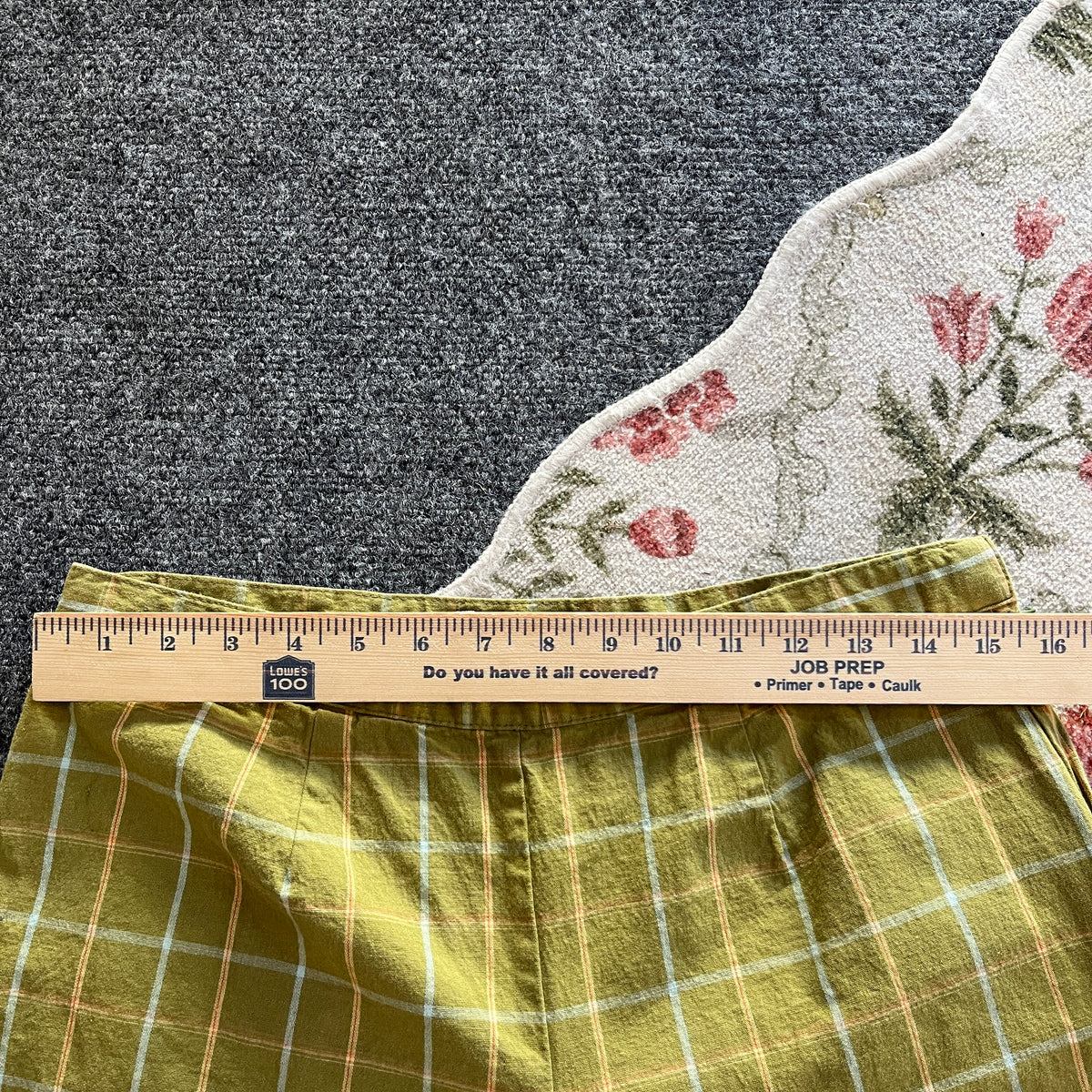 Green Plaid Capris (12)