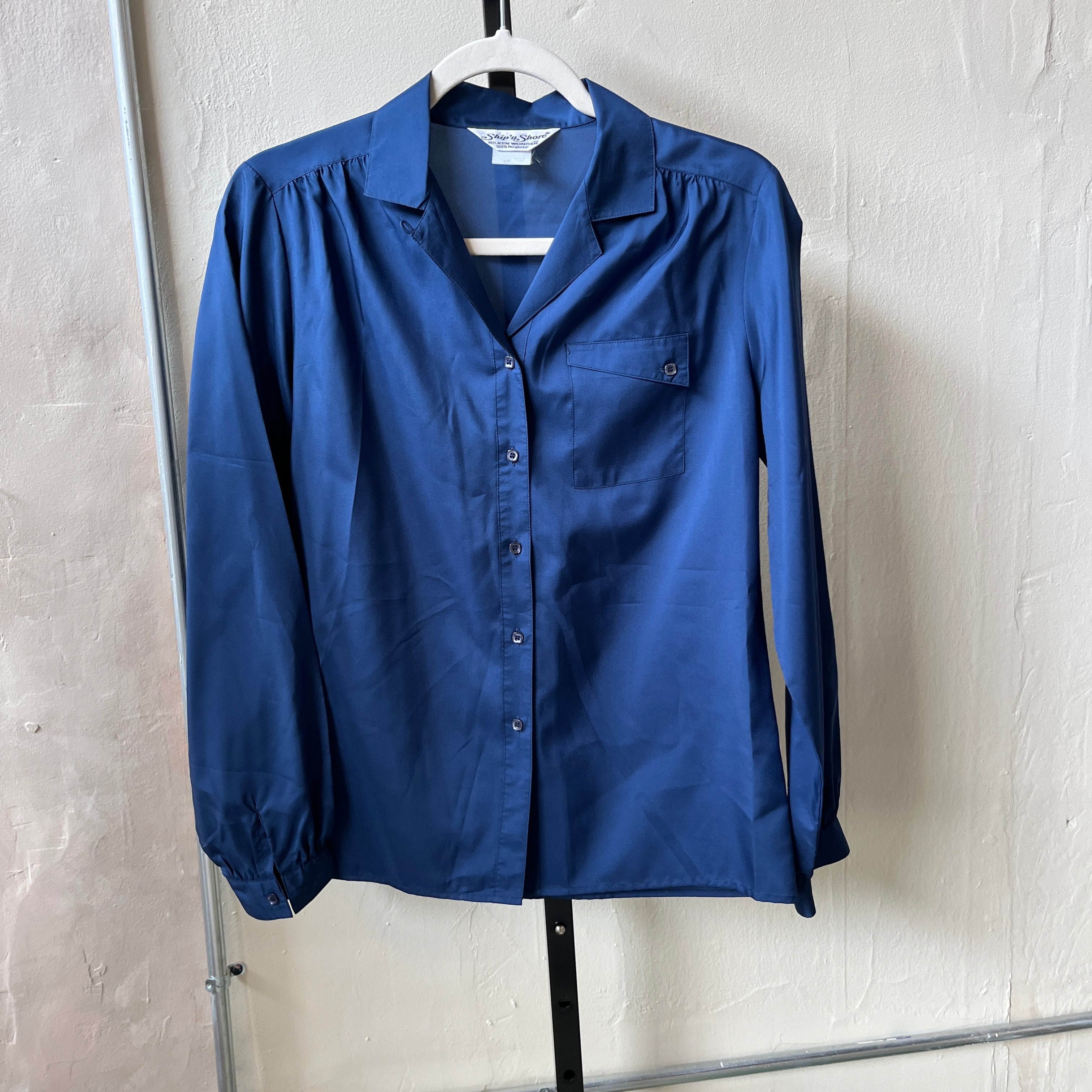 Blue Button Up (10)