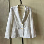 70s White Blazer (S)