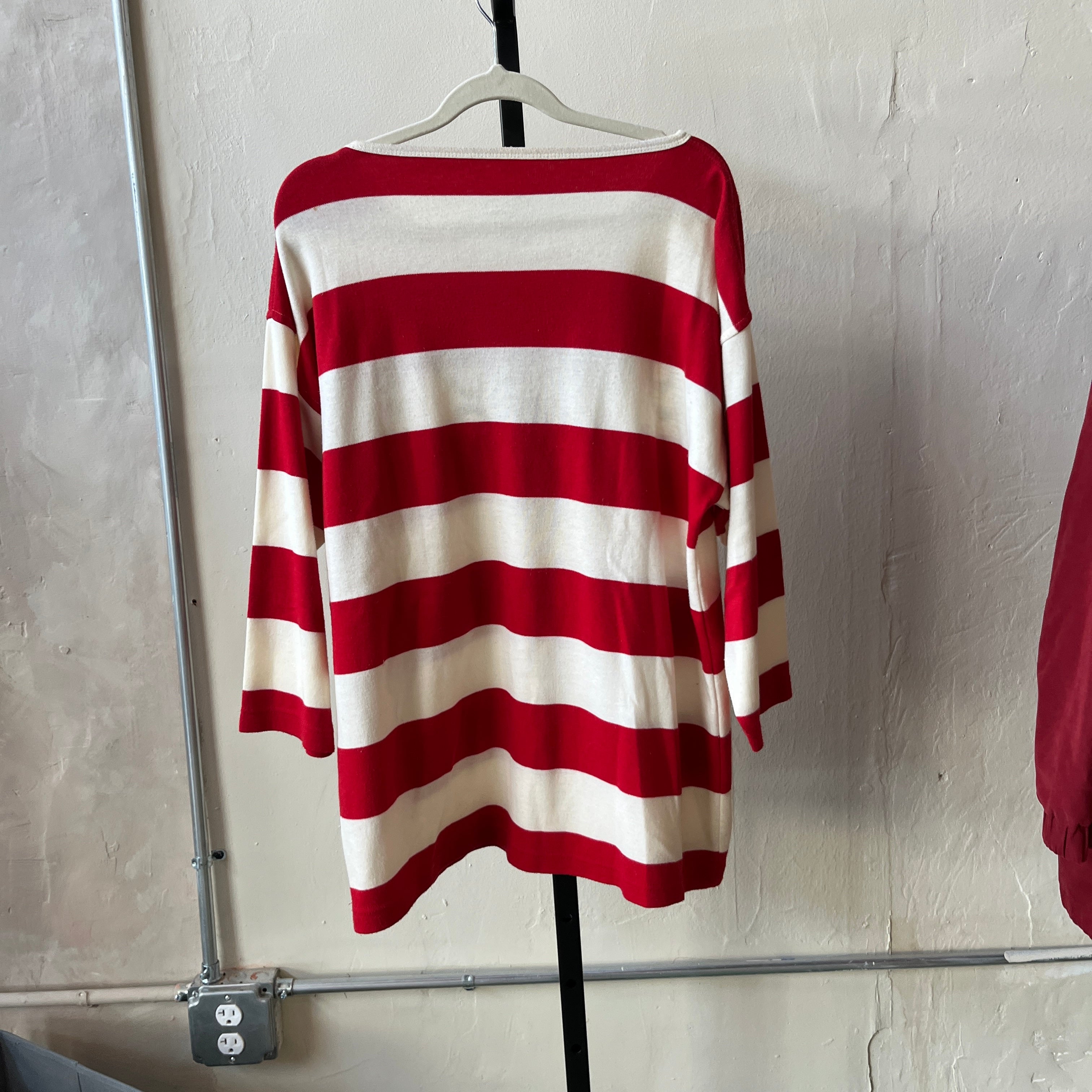 80s Striped Shirt (L)