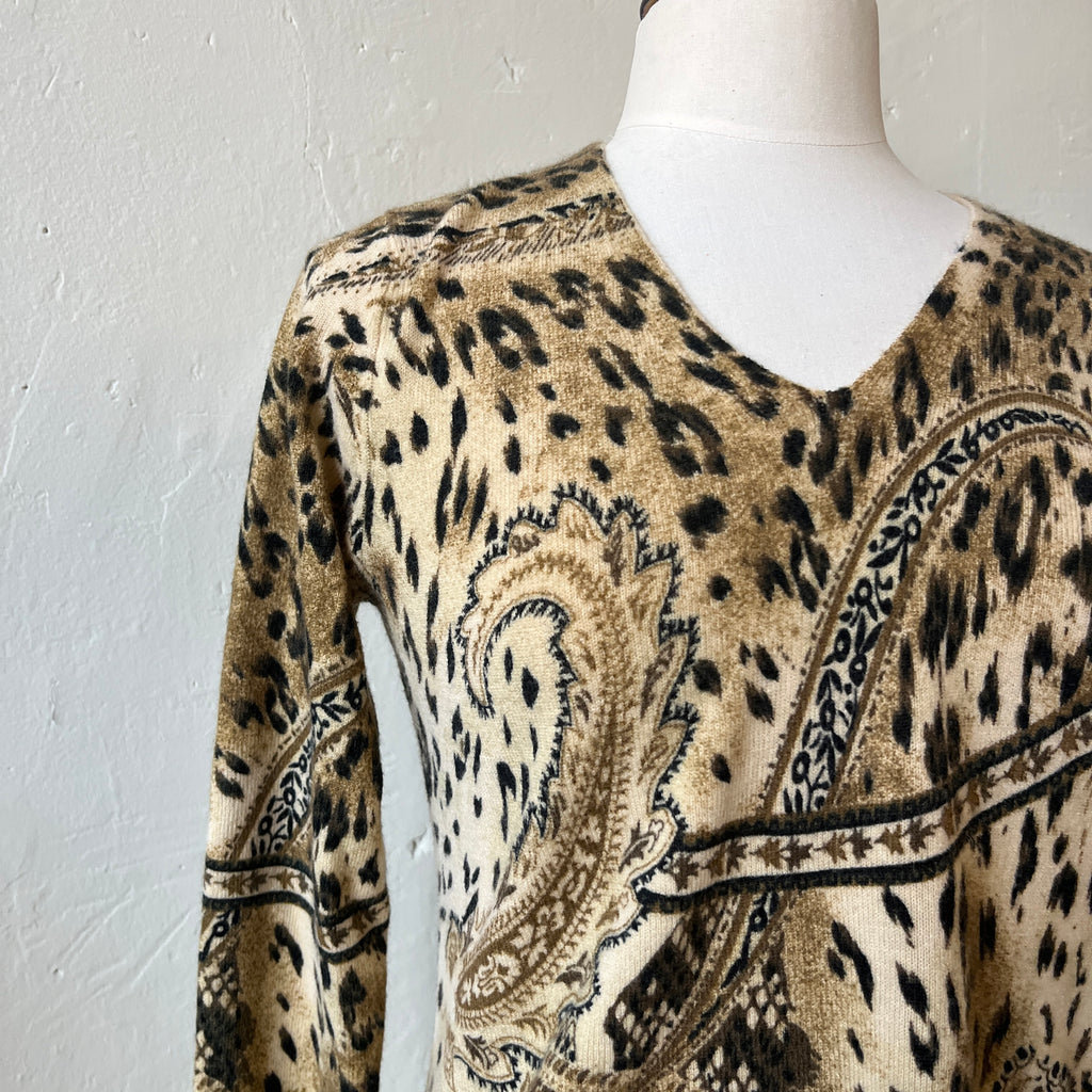 Animal Print Sweater (M)