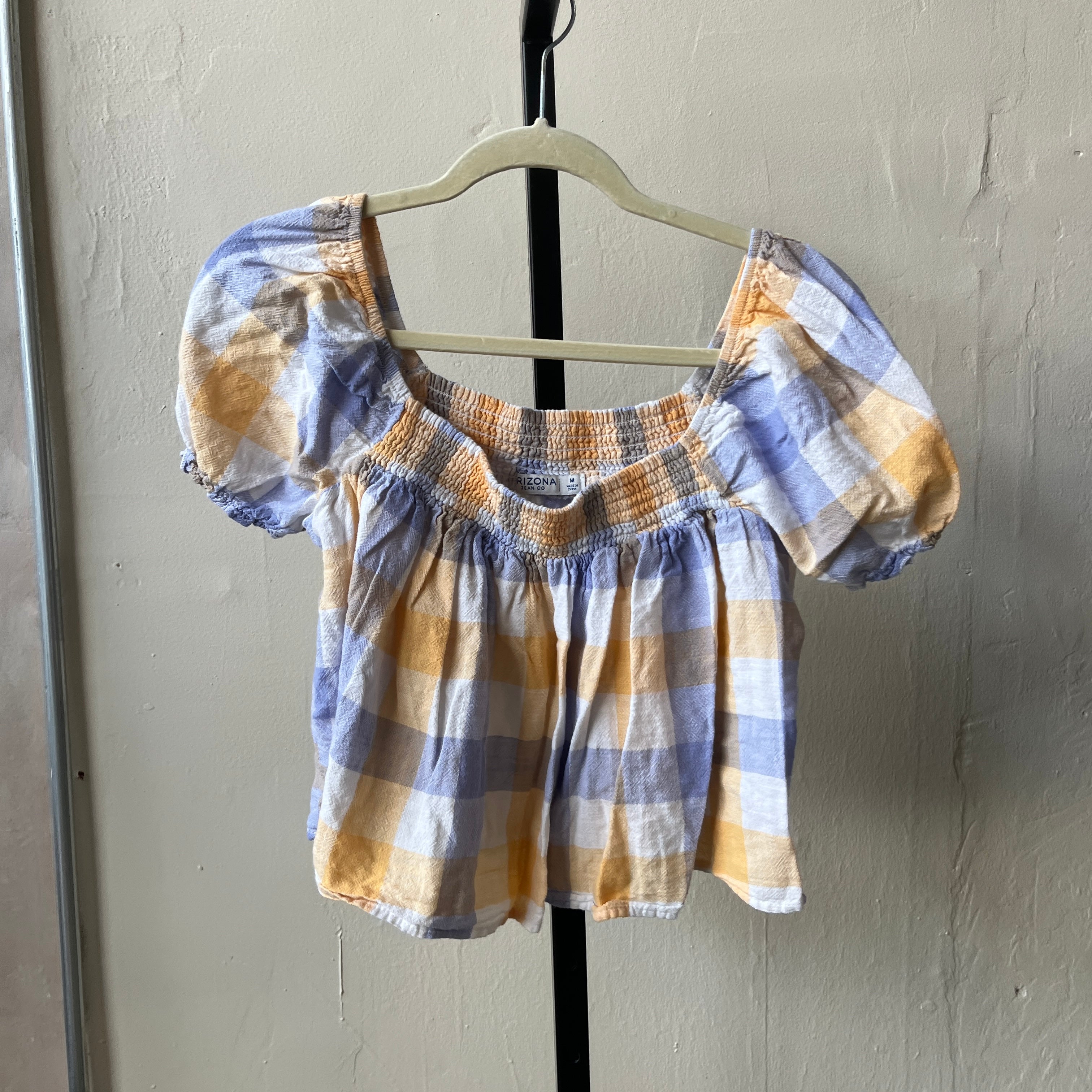 Plaid Crop Top (M)