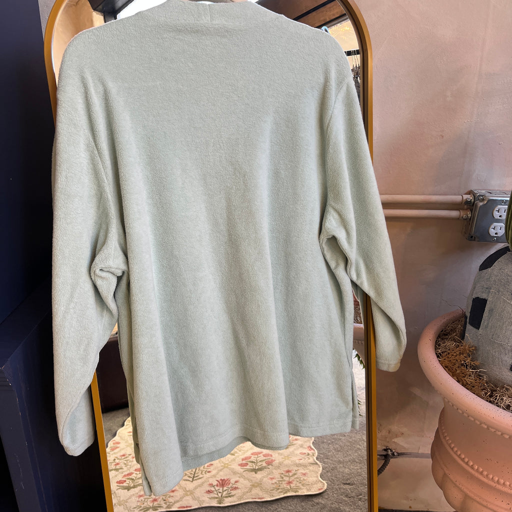 Green Embroidered Sweater (L)