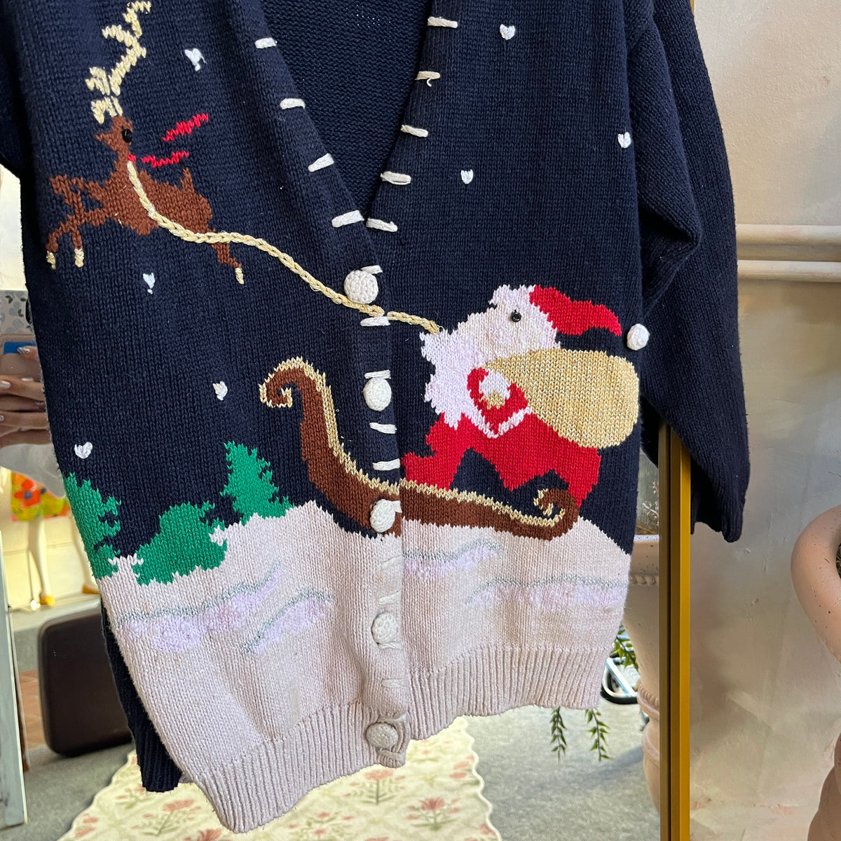 Christmas Santa Cardigan (M)