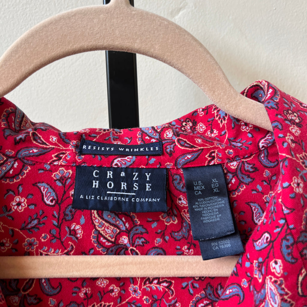 Floral Button Up (XL)