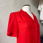 70s Red Levis Blouse (8)