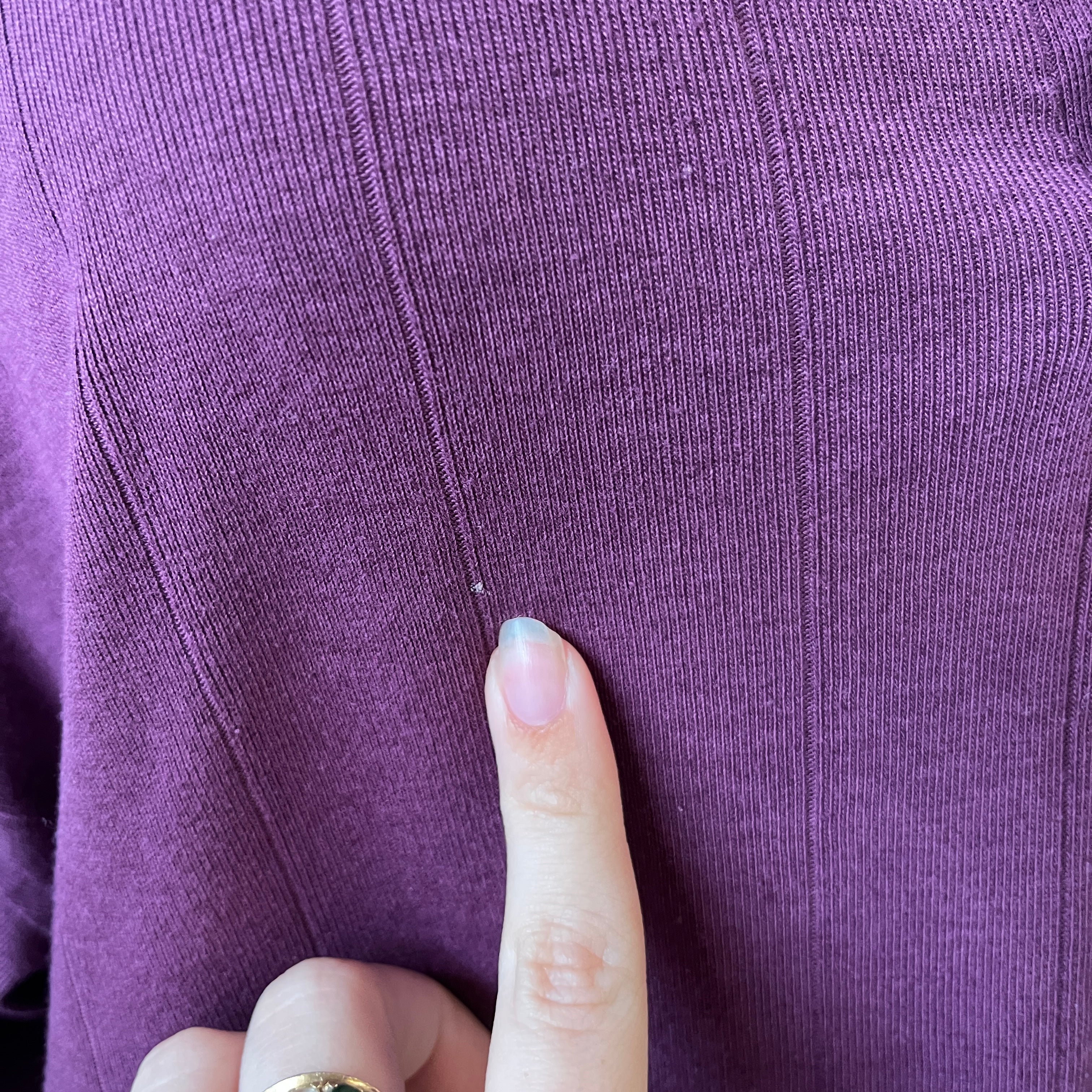 Purple Henley (L)