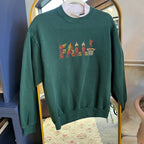 Fall Embroidered Sweatshirt (M)