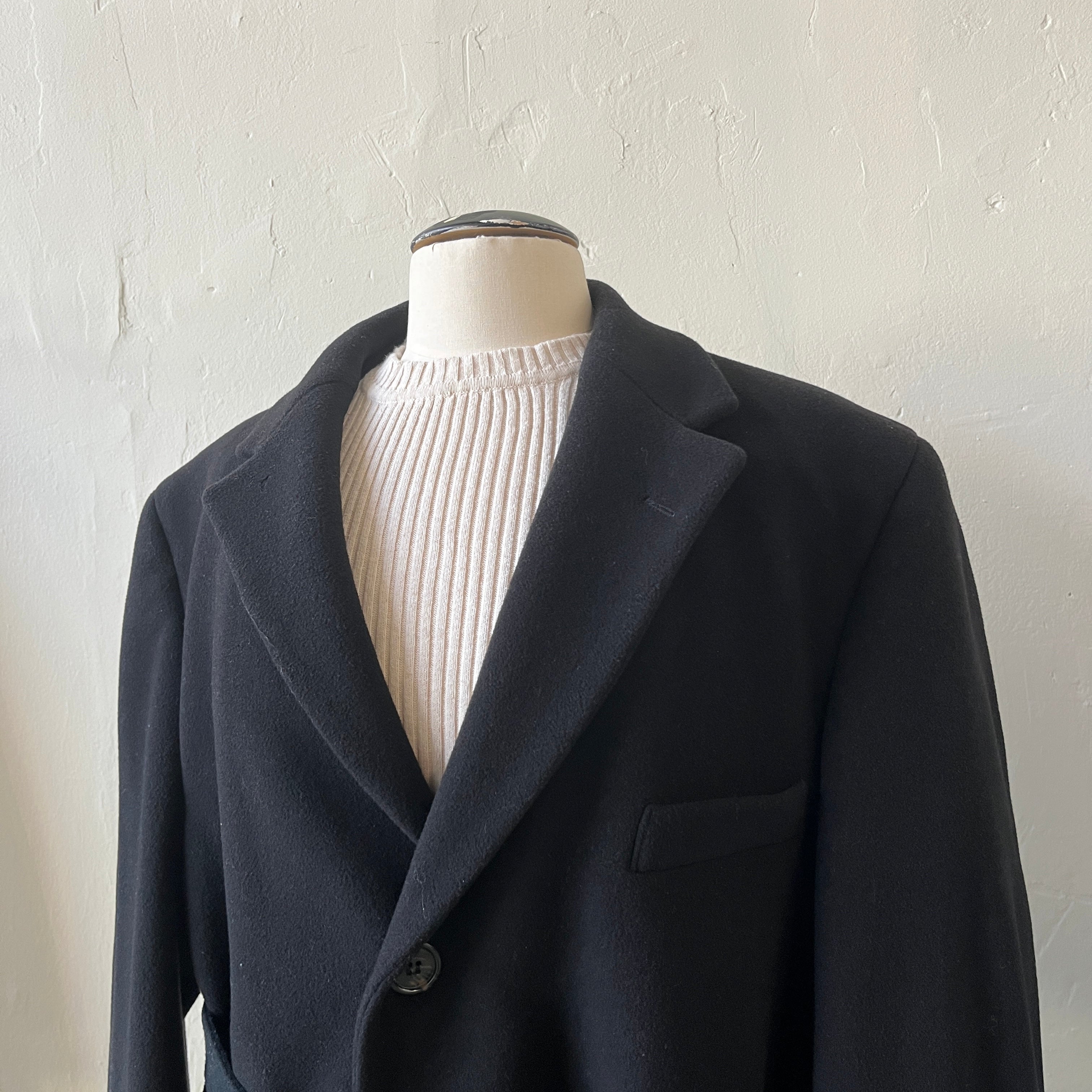 Wool Cashmere Trench (XL)