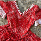 Red Handmade Dress (XS/S)