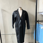 Leather Trench Coat (M)