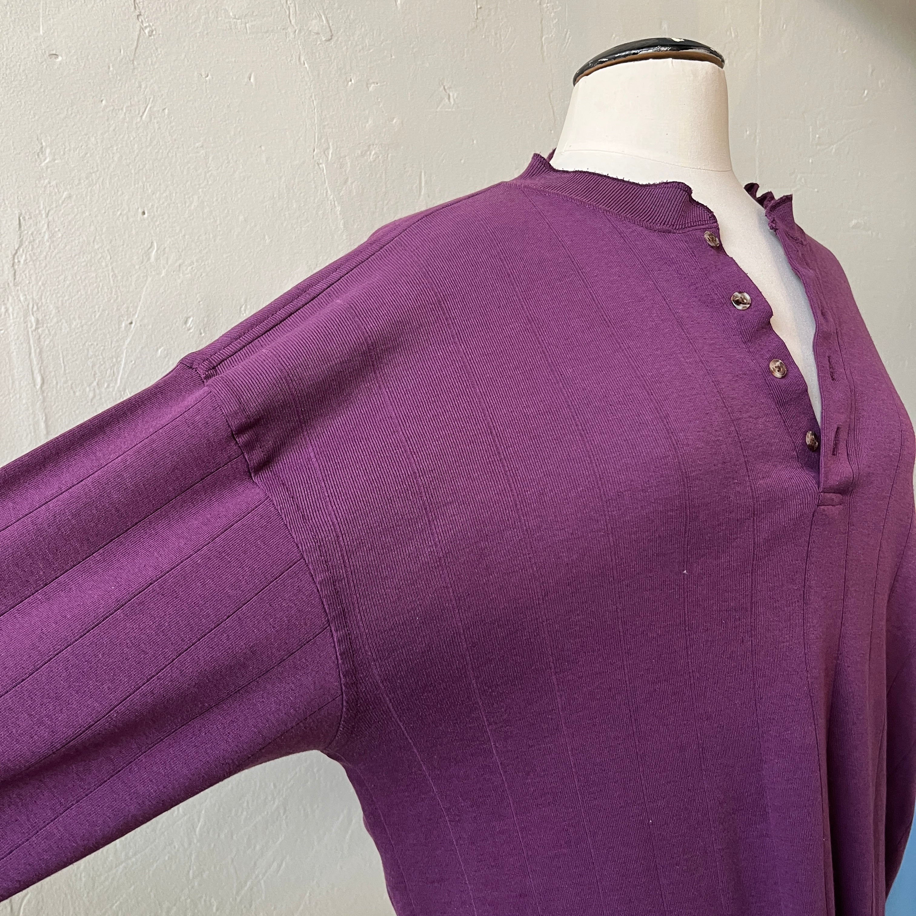 Purple Henley (L)