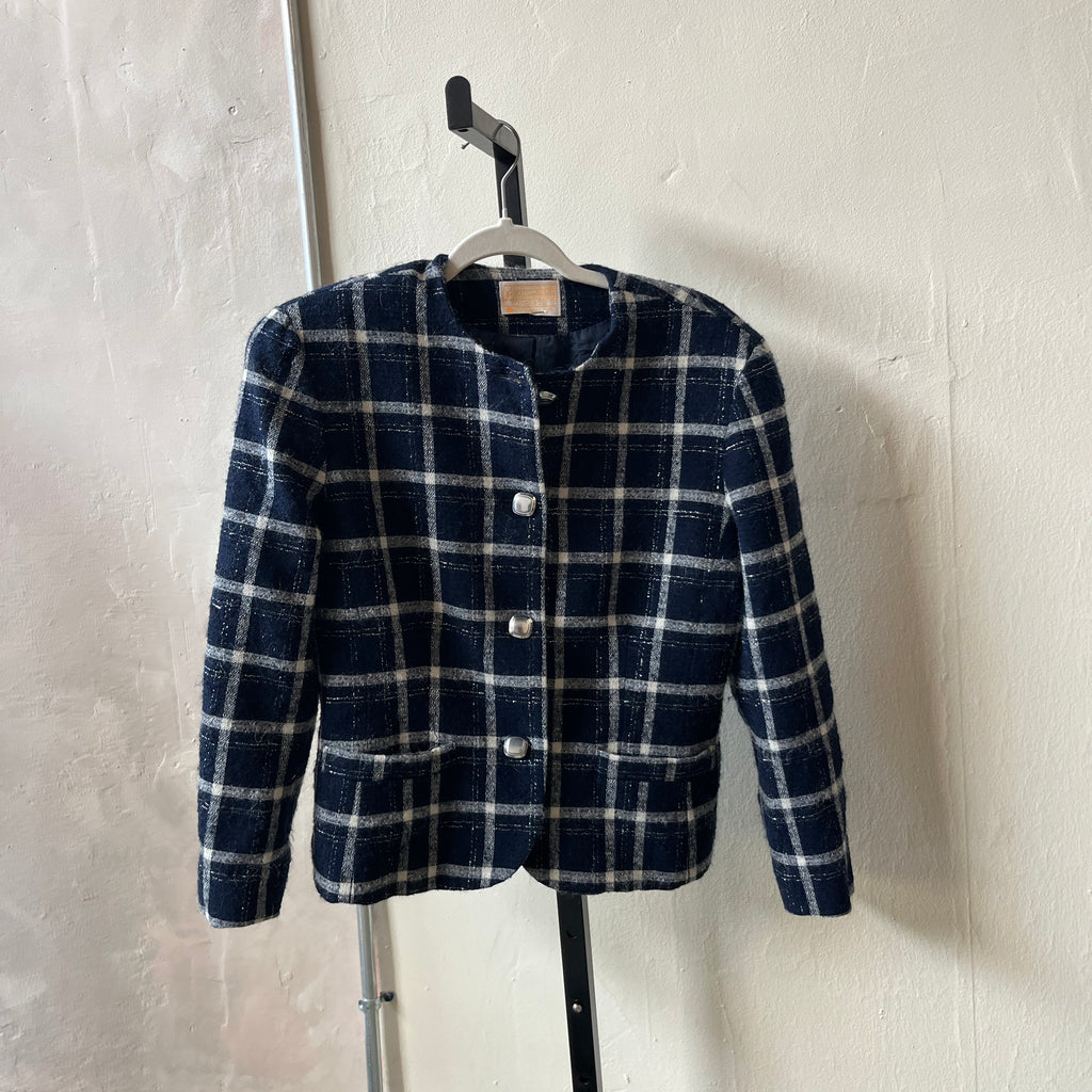 Wool Plaid Blazer (10)