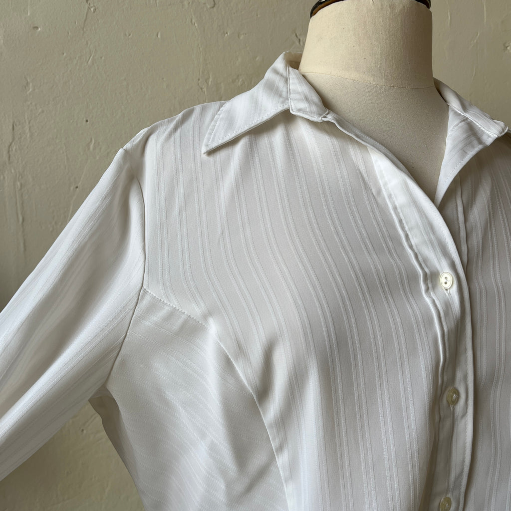 White Button Up (L)