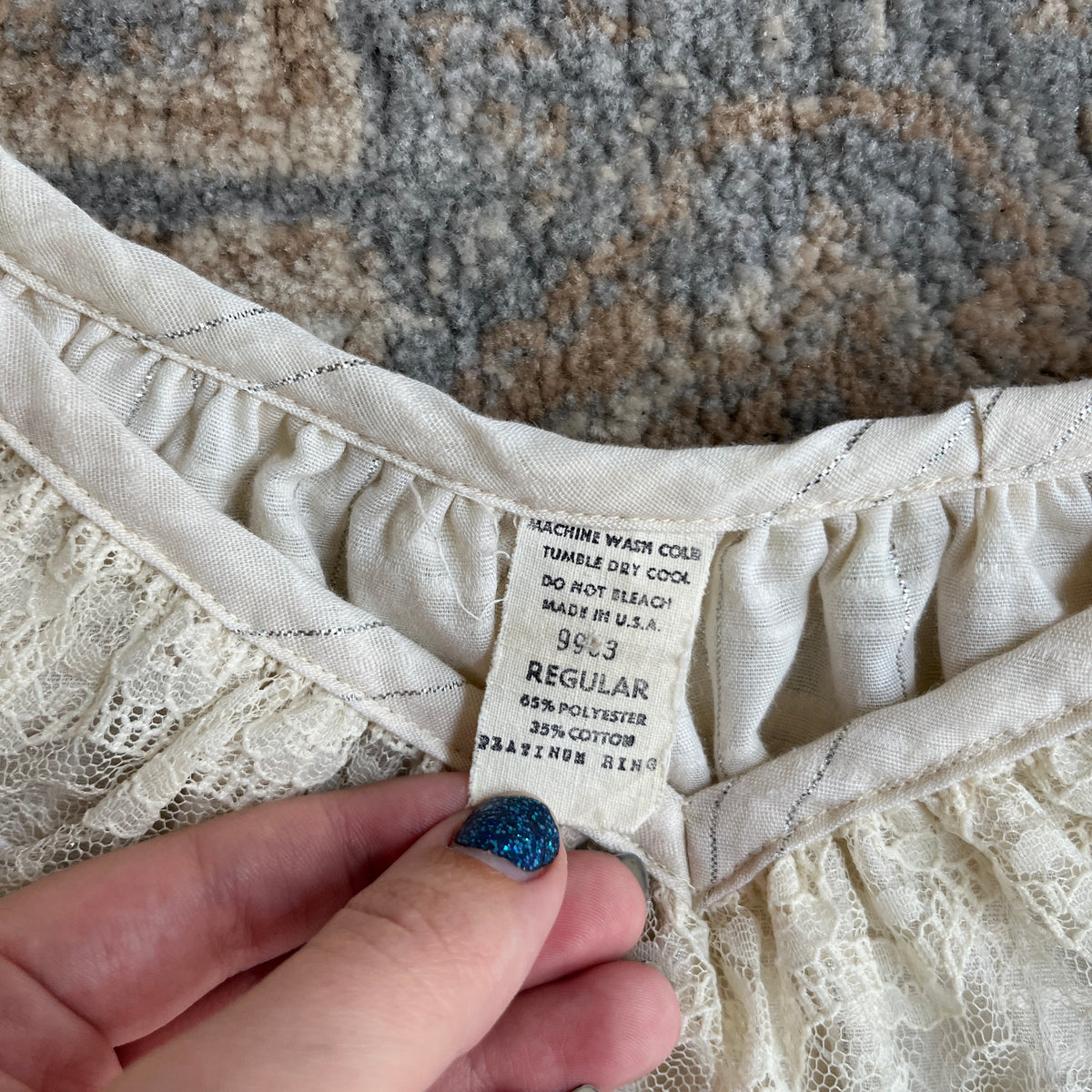 Peasant Blouse Top (S)