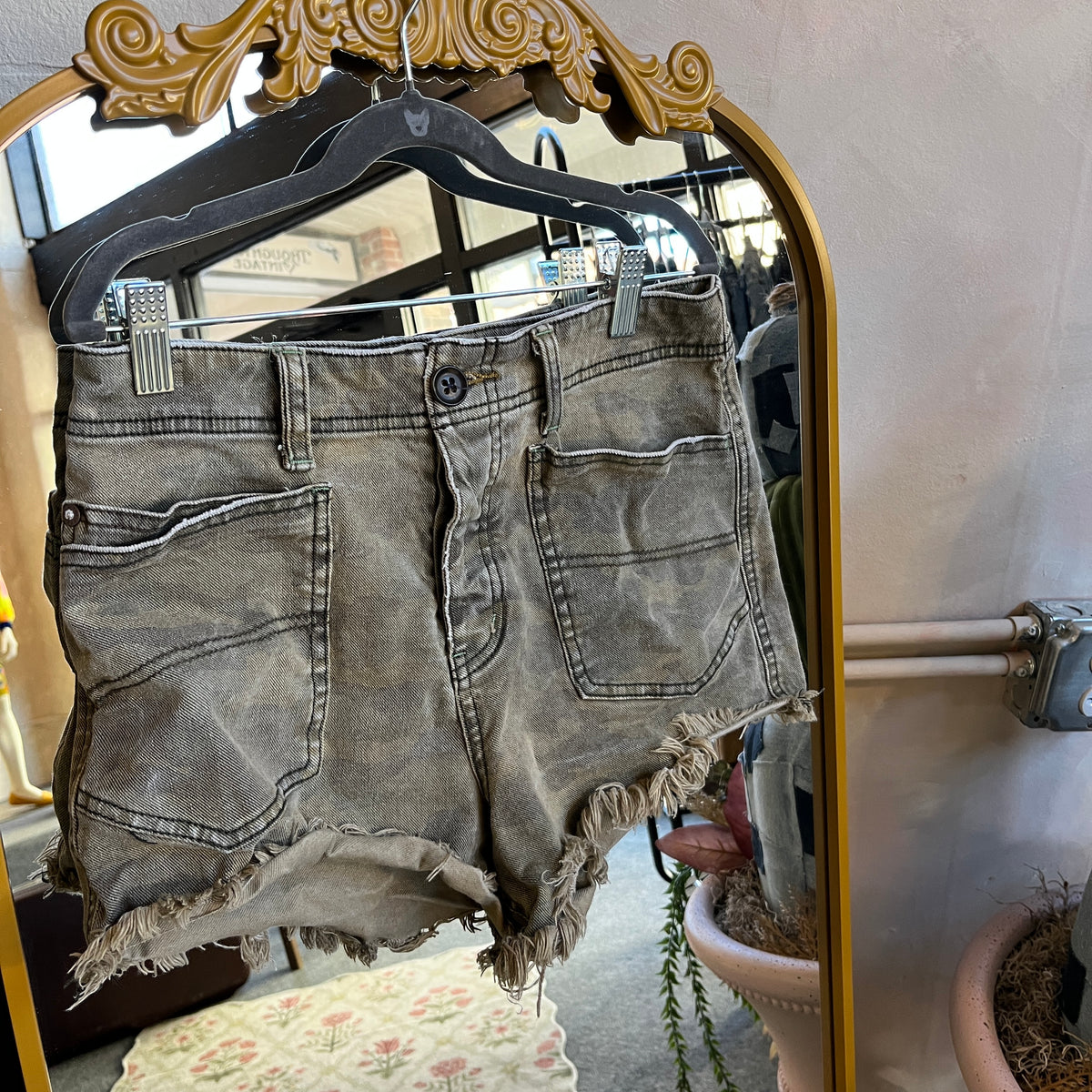 Free People Camo Shorts (28” waist)