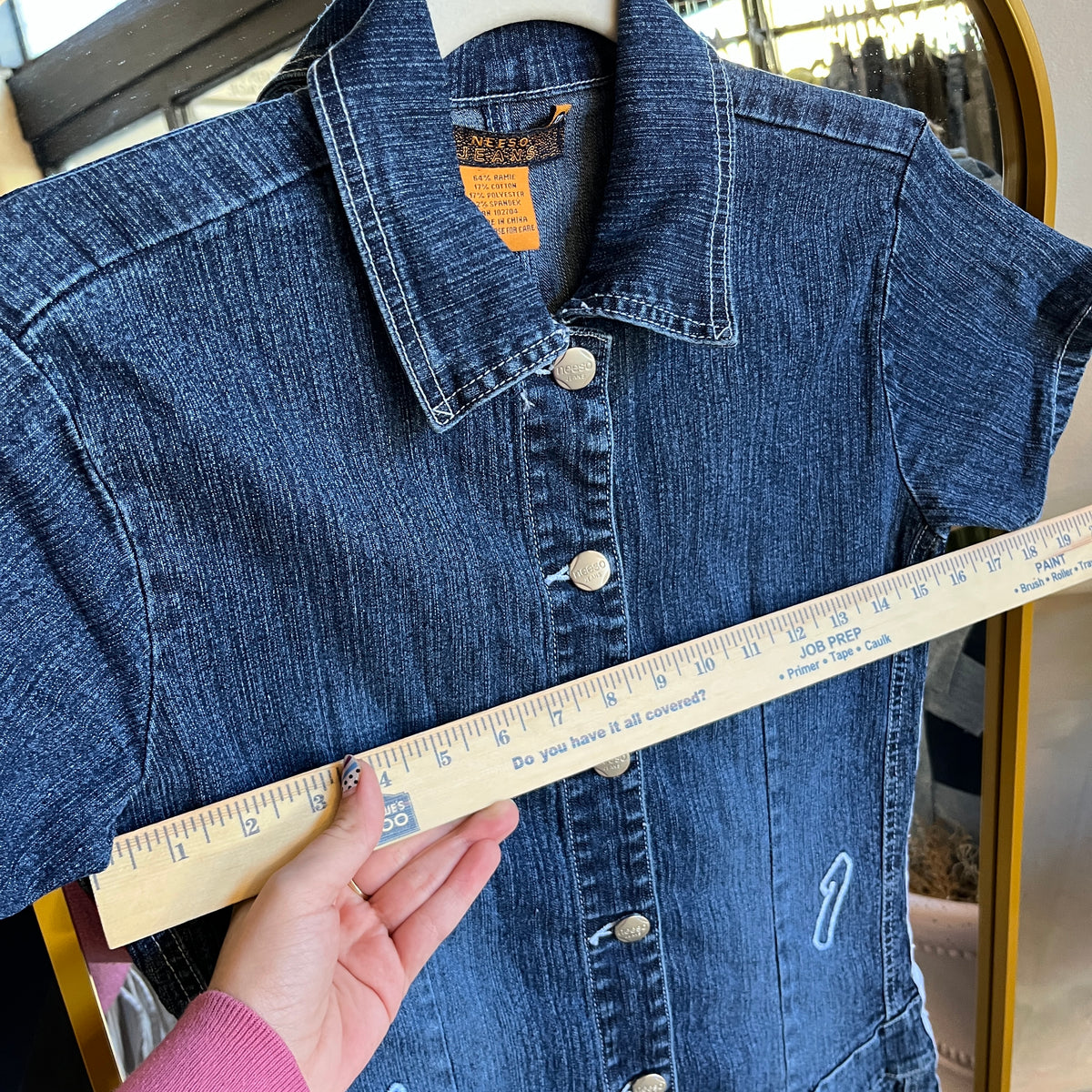 Denim Vintage Romper (M)