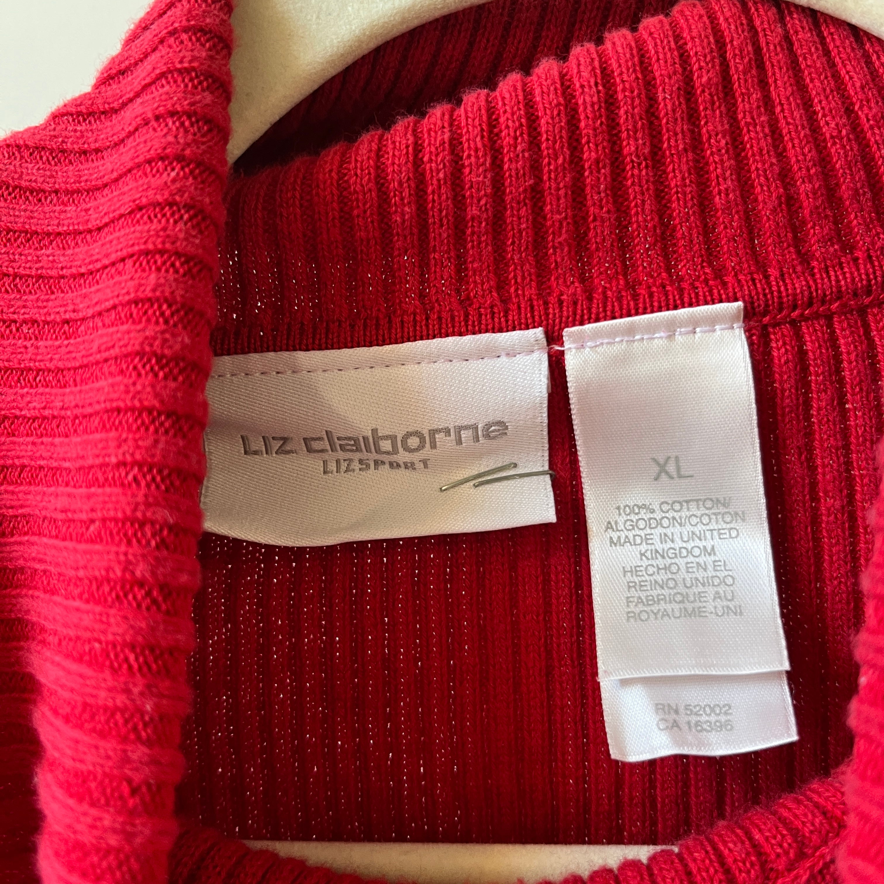 Red Turtleneck (XL)