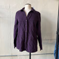 NWT Purple Button Up (XL)