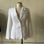 70s White Blazer (S)
