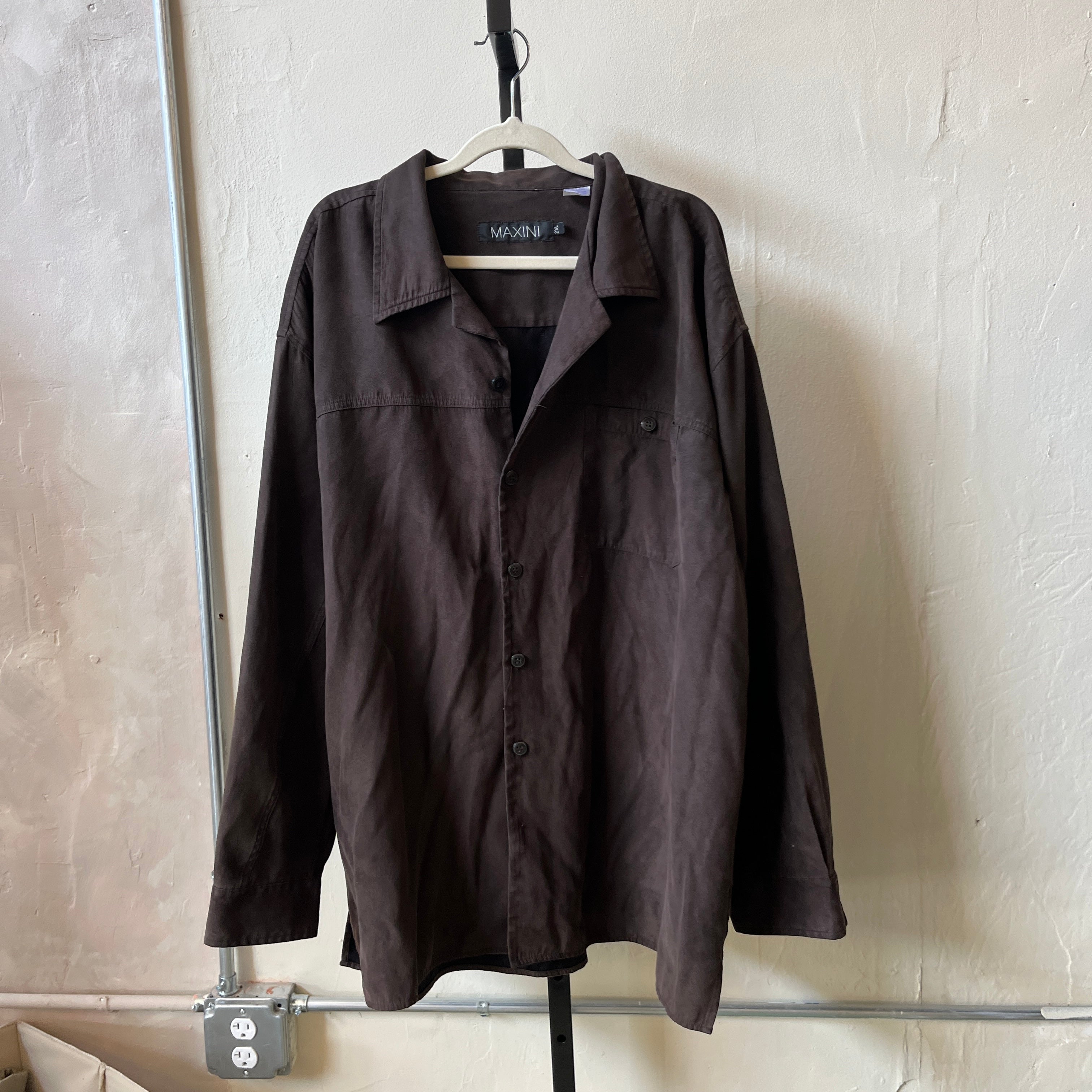Suede Button Up (2XL)