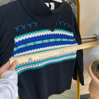 Black Vintage Sweater (M)