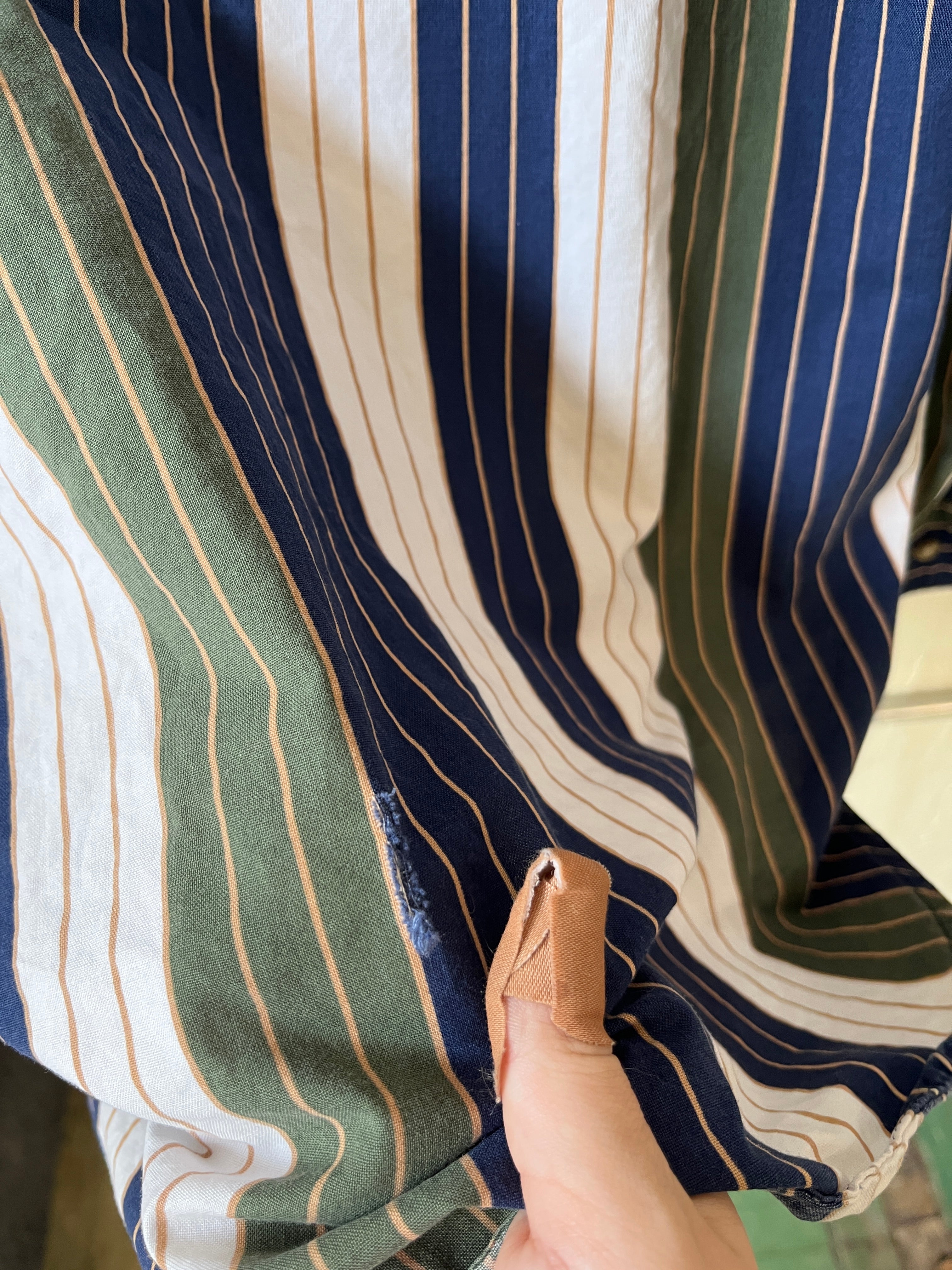 Striped Button Up (L)