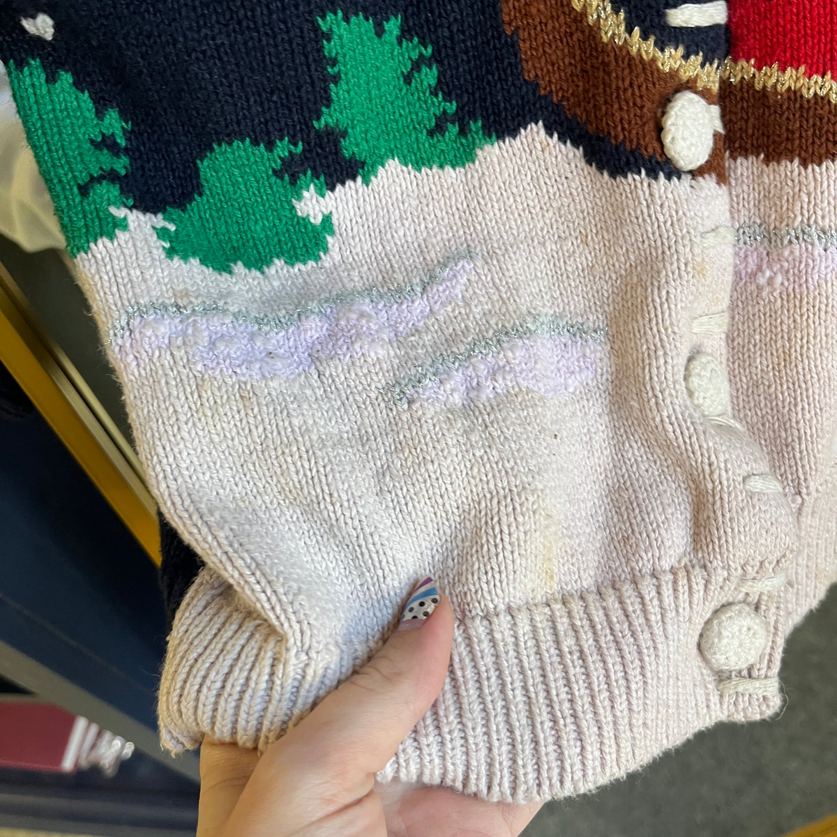 Christmas Santa Cardigan (M)
