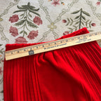 Red Knit Skirt (M)