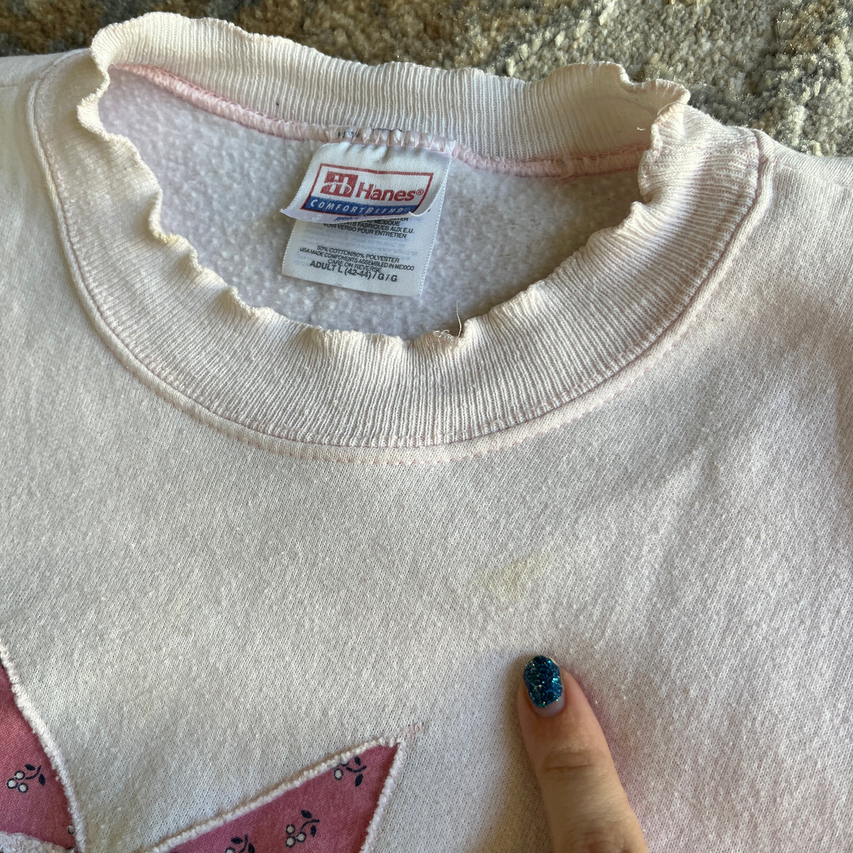 Quilted Sweatshirt (L)