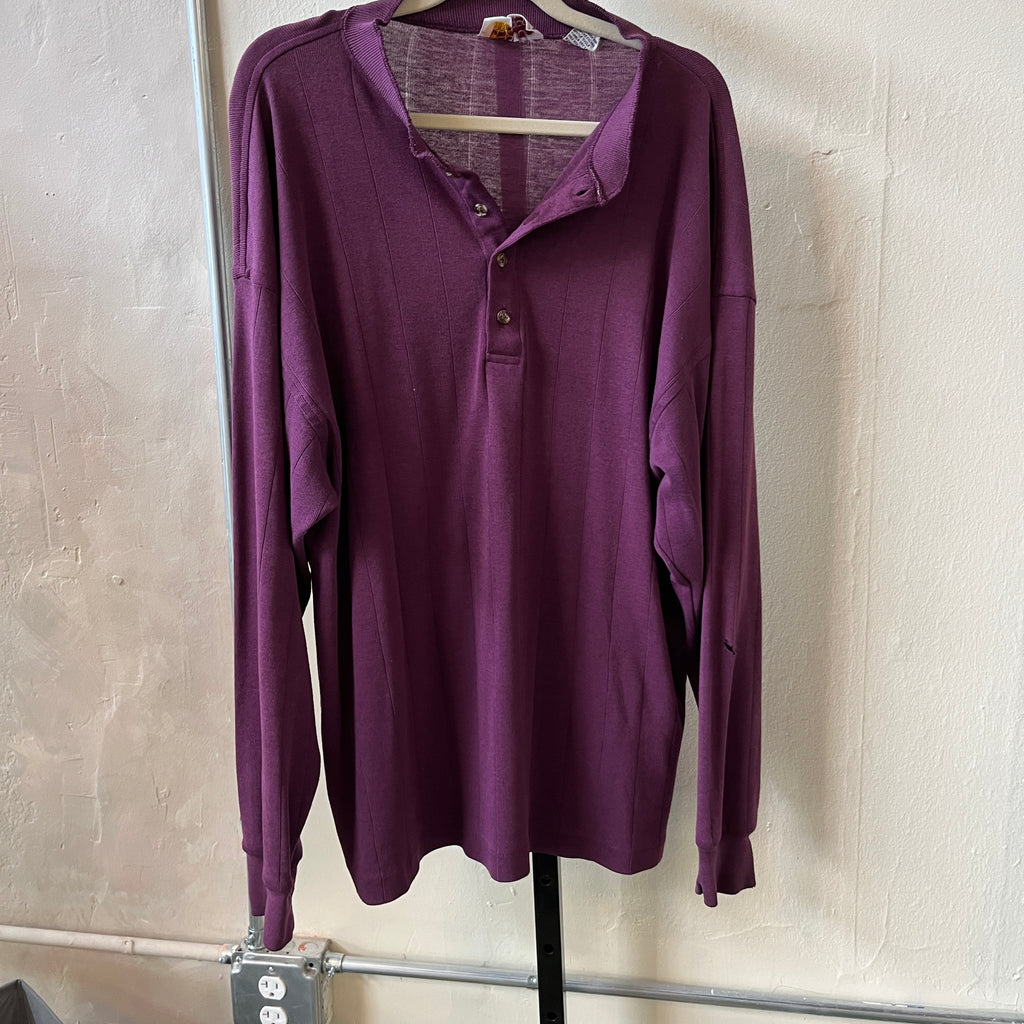 Purple Henley (L)