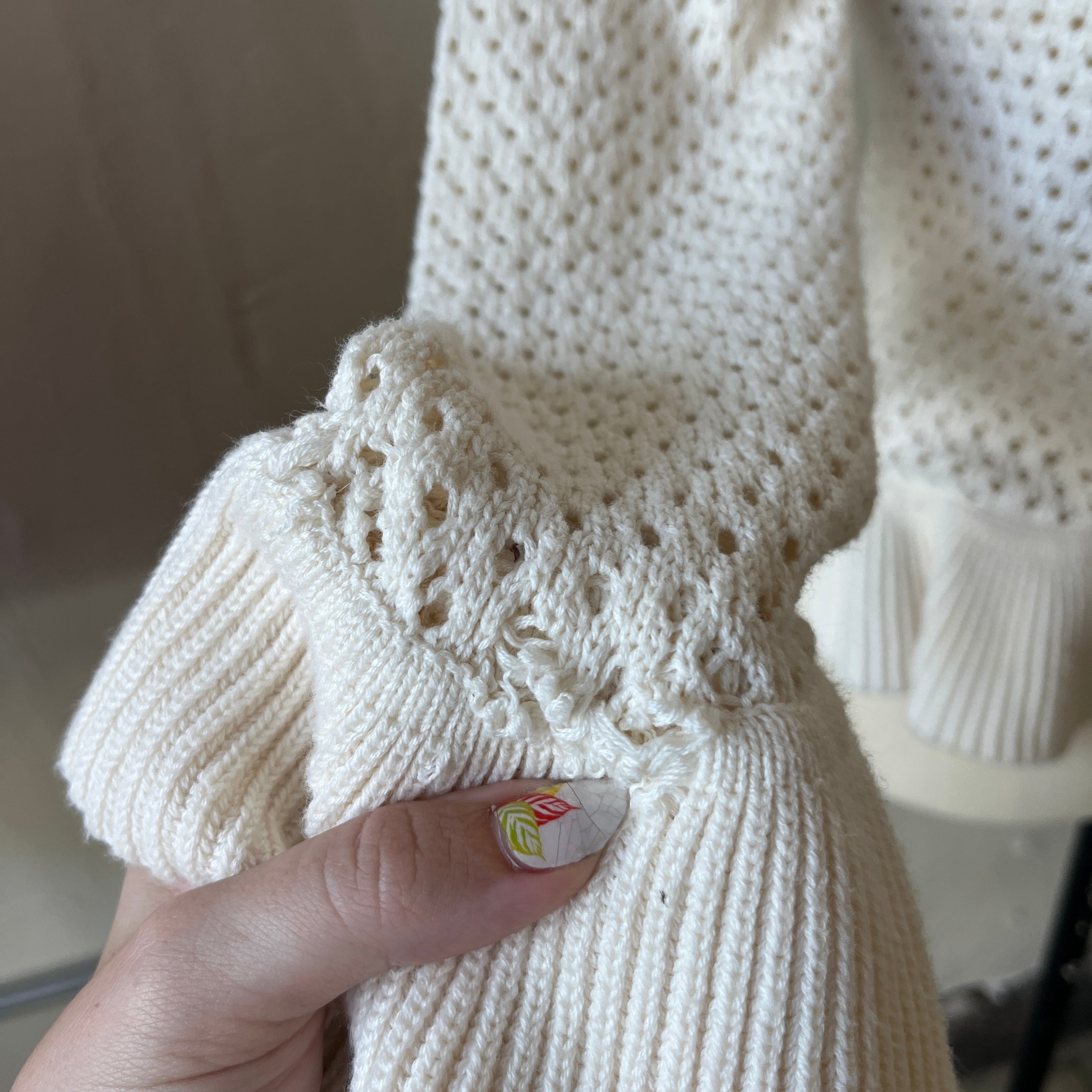 y2k Crochet Cardigan (L)