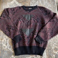 Vintage Sweater with Leather (L)