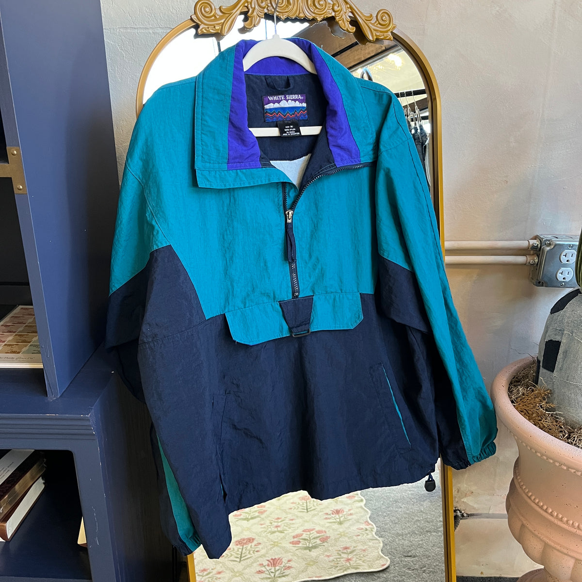 Blue Vintage Windbreaker (M)