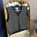 Checkered Vintage Vest (L)