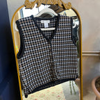 Checkered Vintage Vest (L)
