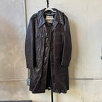 70s Men’s Leather Trench Coat (42)