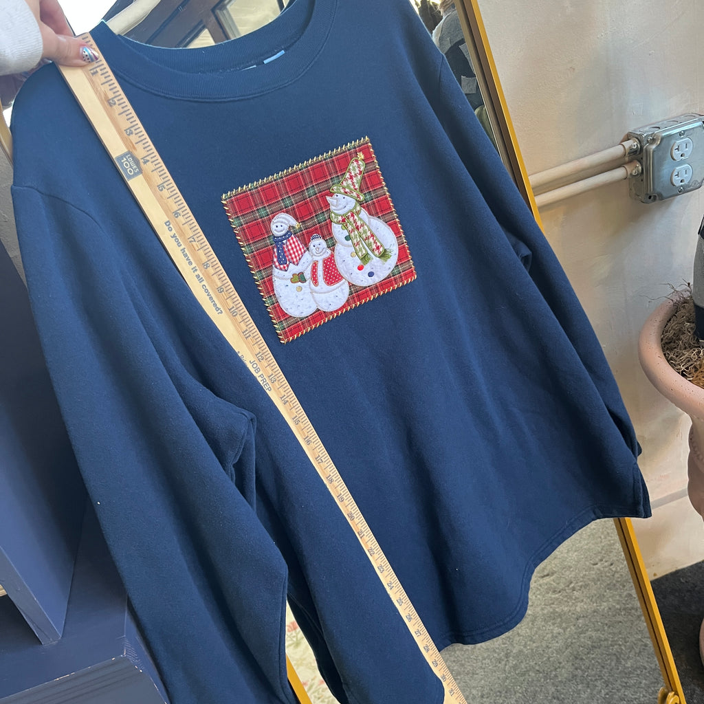 Snowman Sweatshirt (1X)