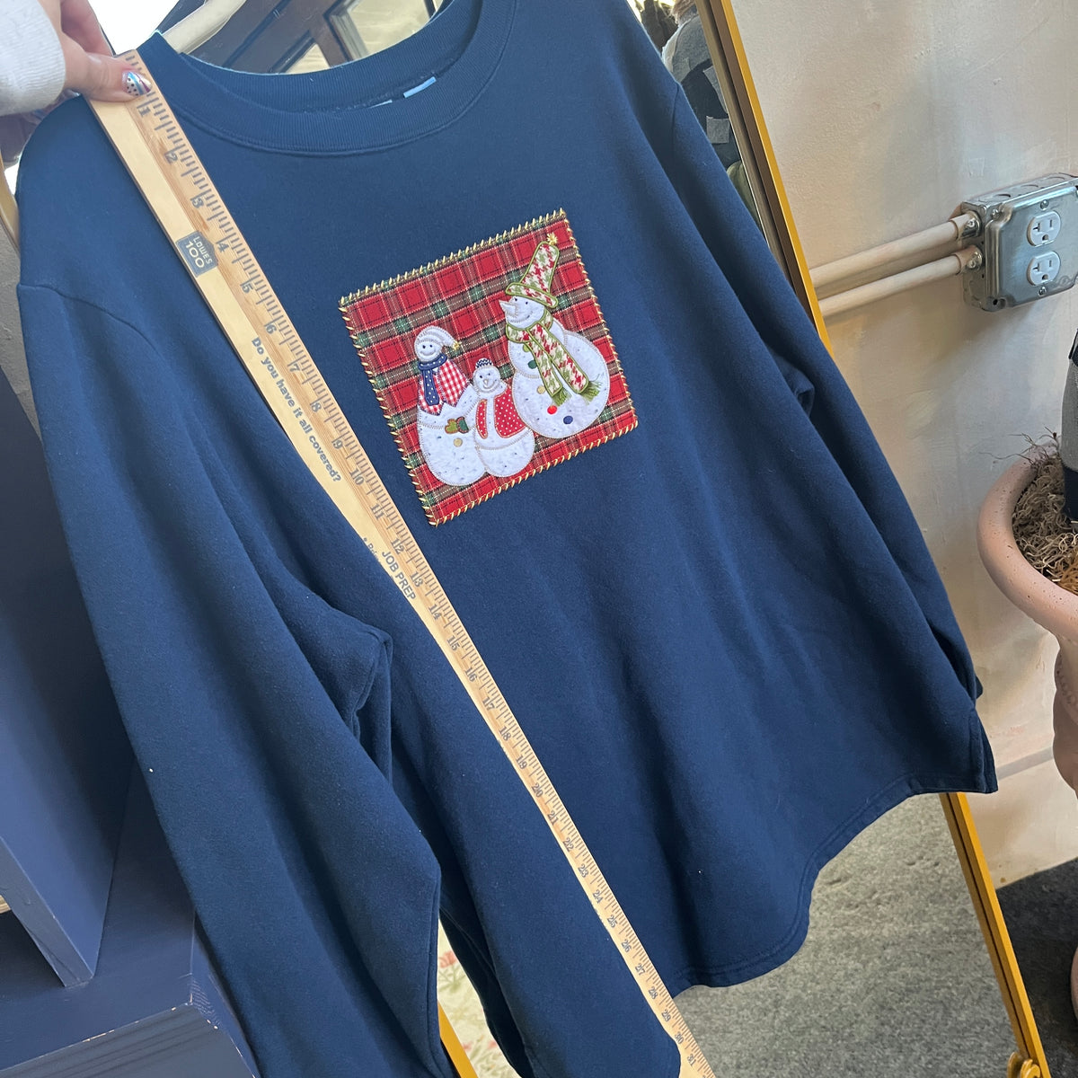 Snowman Sweatshirt (1X)