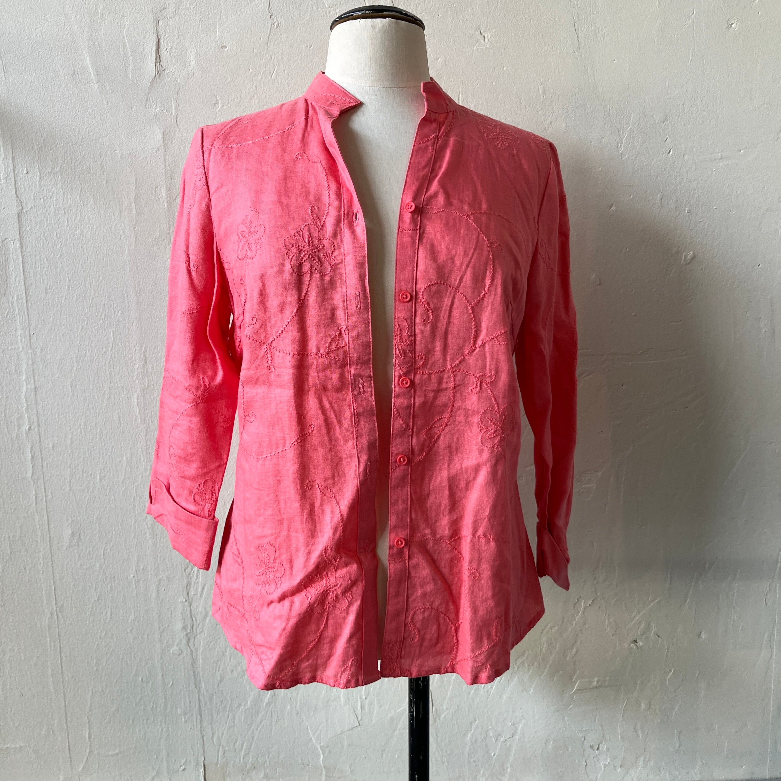 Pink Button Up (S)
