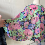 70s Floral Shawl (OS)