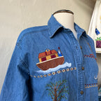 Noah’s Ark Button Up (S)