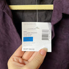 NWT Purple Button Up (XL)