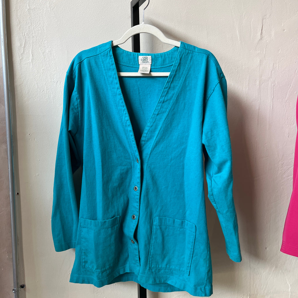 Blue Cardigan (M)
