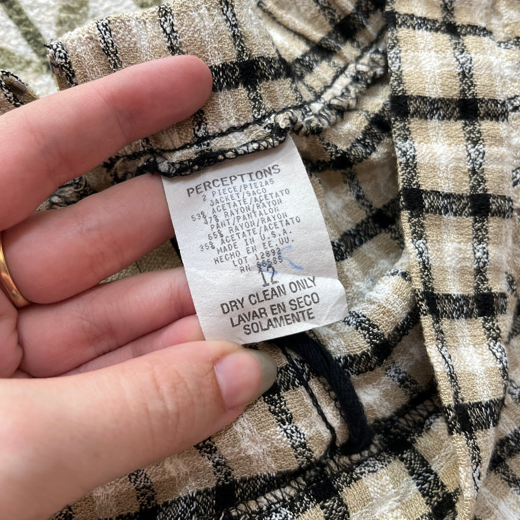 Plaid Pants (26” waist)