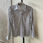 Striped Button Up (M)