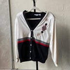 90s Embroidered Cardigan (M)