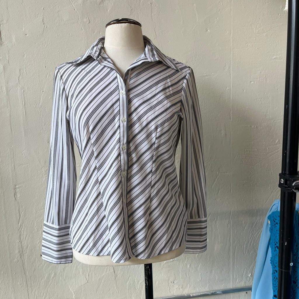 Striped Button Up (M)