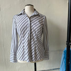 Striped Button Up (M)