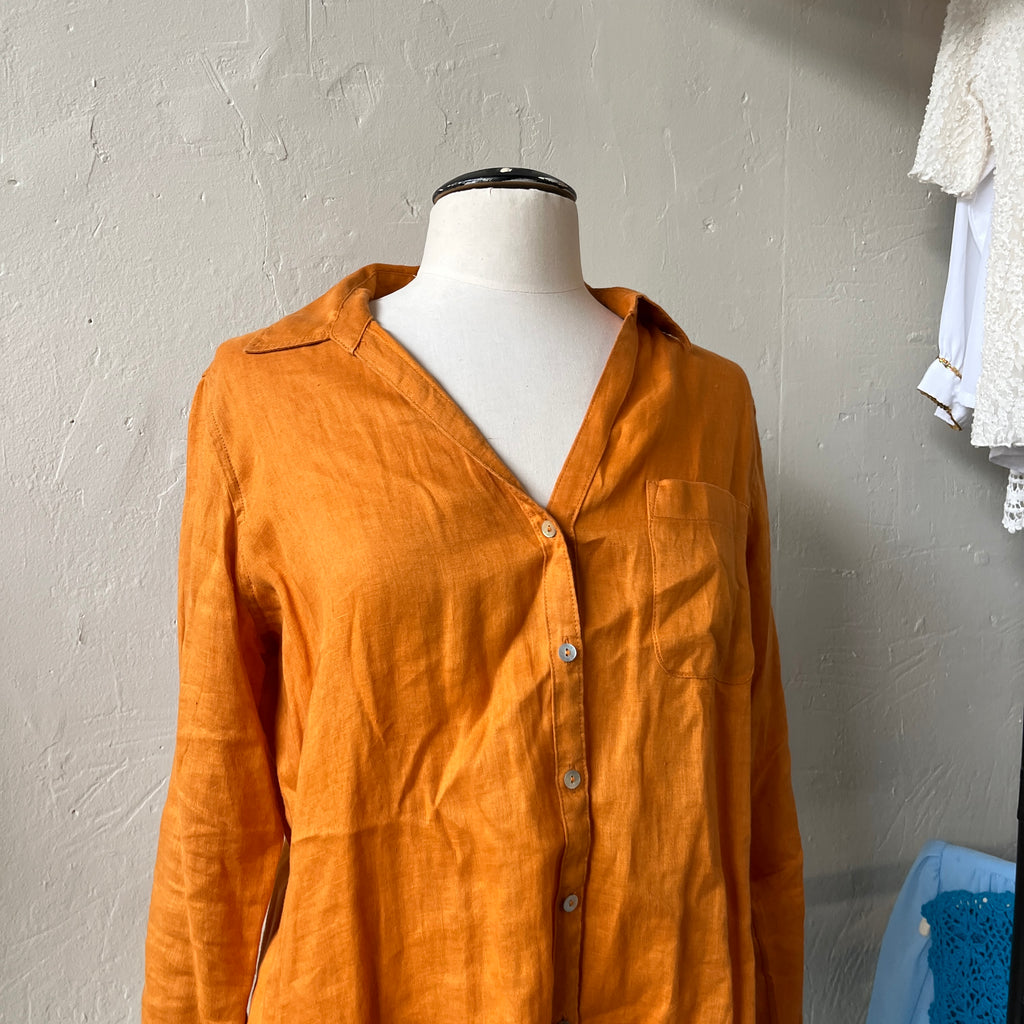 Linen Button Up (M)